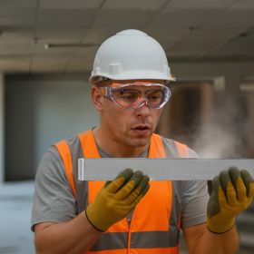 Safety Glasses Anti-Fog Adjustable Goggles ANSI Z87.1+ Over Eyeglasses