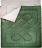 40°F Cool Weather Two-Person Sleeping Bag, 87 Inches x 59 Inches, Olive Green