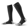 VEVOR Heated Socks, 5000mAh Battery Powered, Rechargeable Heating Socks with 4 Heating Levels, Electric Heated Sock for Men Women