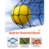 Lacrosse Goal, 6' x 6' Lacrosse Net, Folding Portable Backyard Lacrosse Training Equipment, Steel Frame Training Net, Quick & Easy Setup Lacrosse Goal