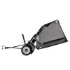42-inch Lawn Sweeper Tow Behind, 12 cu.ft. Large Pull Behind Grass Sweeper, Heavy Duty Leaf & Grass Collector with Dumping Rope Design