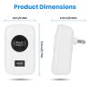 6 Pack 32-120KHz Ultrasonic Insect Repellent Indoor Plug In Bug Repellent Mosquito Roaches Mice Control with 3 Modes for Bedroom Garage Warehouse Offi