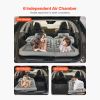 Car Air Mattress, Inflatable Car Camping Mattress, Flocking Thickened Travel Beds, Comfortable and Durable Portable Sleeping Pad with Air Pump, Nozzle