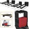4 Pack Garage Storage System Hooks, Heavy Duty Wall Mount Tool Organizer, Chair Hanger Garage Storage Utility Hooks for Car Tires, Ladders, Chairs