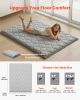 VEVOR Japanese Tatami Mat, Full Size Foldable Japanese Tatami Mattress, Futon Mattress with Storage Bag & Fastener, 9-Layer Floor Mat for Sleeping