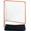 Lacrosse Goal, 6' x 6' Lacrosse Net, Steel Frame Backyard Lacrosse Training Equipment, Portable Lacrosse Goal with Carry Bag, Quick & Easy Setup