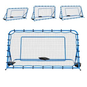 Soccer Rebounder Net, Quick-Switch Angle Soccer Goal Rebounder for Control, Passing Practice, Heavy-Duty Iron Frame & PE Net (Rebound Size: 7x4 ft (LxW))