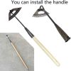 Gardening Tools Hollow Hoe, All-Steel Hardened Hollow Hoe, Sharp Edge Garden Weeding Tools