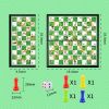3 In 1 Game Magnetic Travel Chess Game, Foldable Portable Chess Board Game for Kids, Entertaining Road Trip Toys, Travel Games