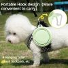 Macaron Color Portable Foldable Travel Bowl for Cats Dogs Lightweight Space-Saving Pet Feeding Drinking Outdoor Use 350ml