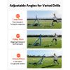 Soccer Rebounder Net, Quick-Switch Angle Soccer Goal Rebounder for Control, Passing Practice, Heavy-Duty Iron Frame & PE Net
